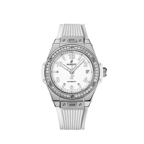 ONE CLICK STEEL WHITE DIAMONDS