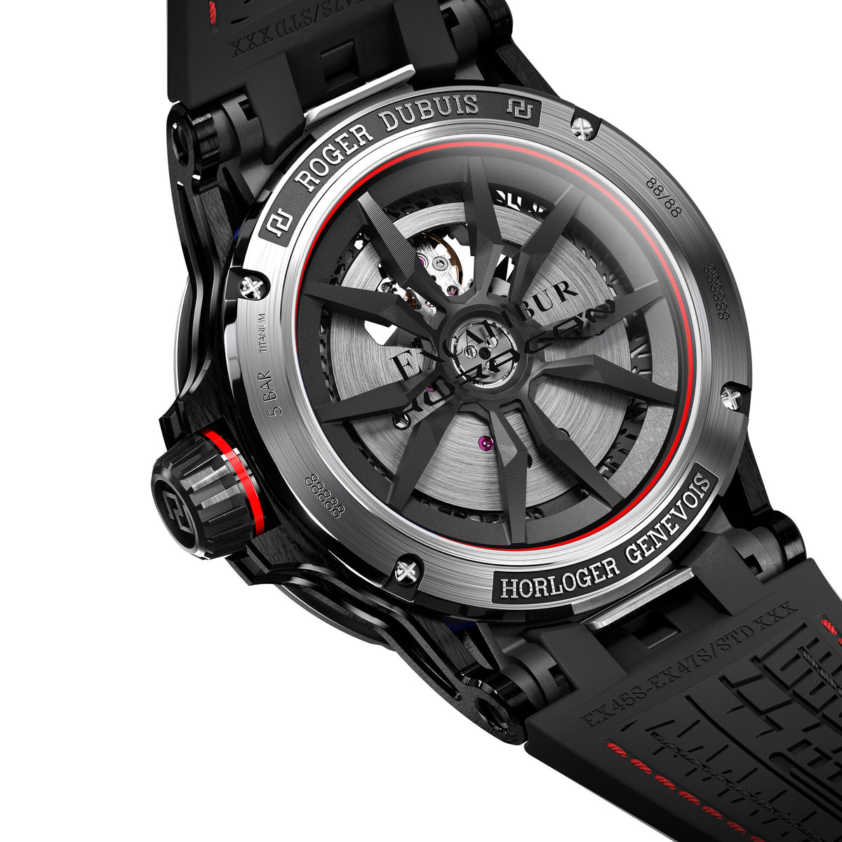 HURACÁN BLACK DLC TITANIUM 45MM