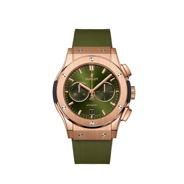 CHRONOGRAPH KING GOLD GREEN