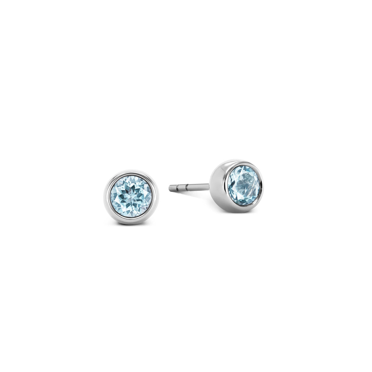 Earrings WG 750, AQU, 5 mm – 2011626