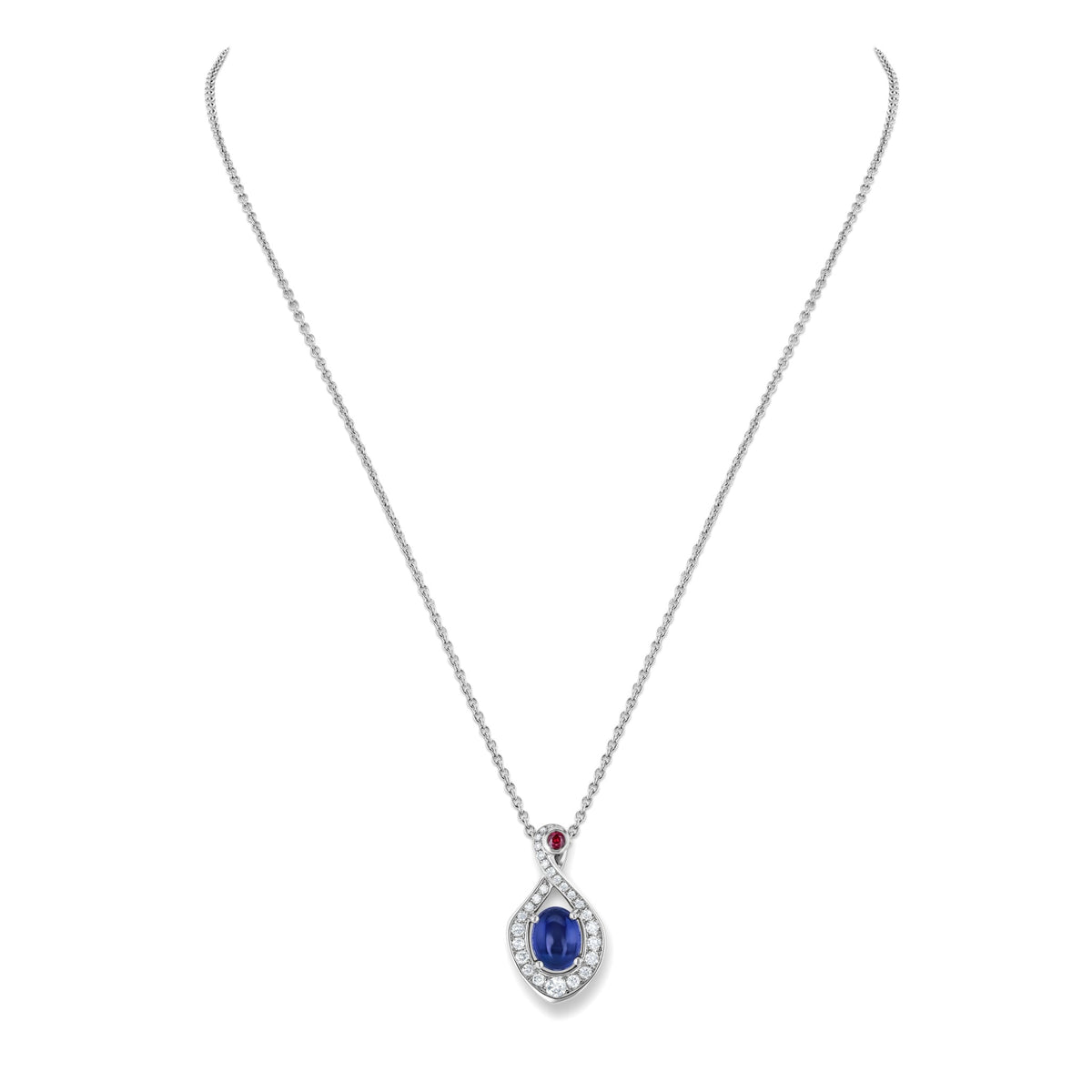 Necklace WG 750, SAF blue – 2011893