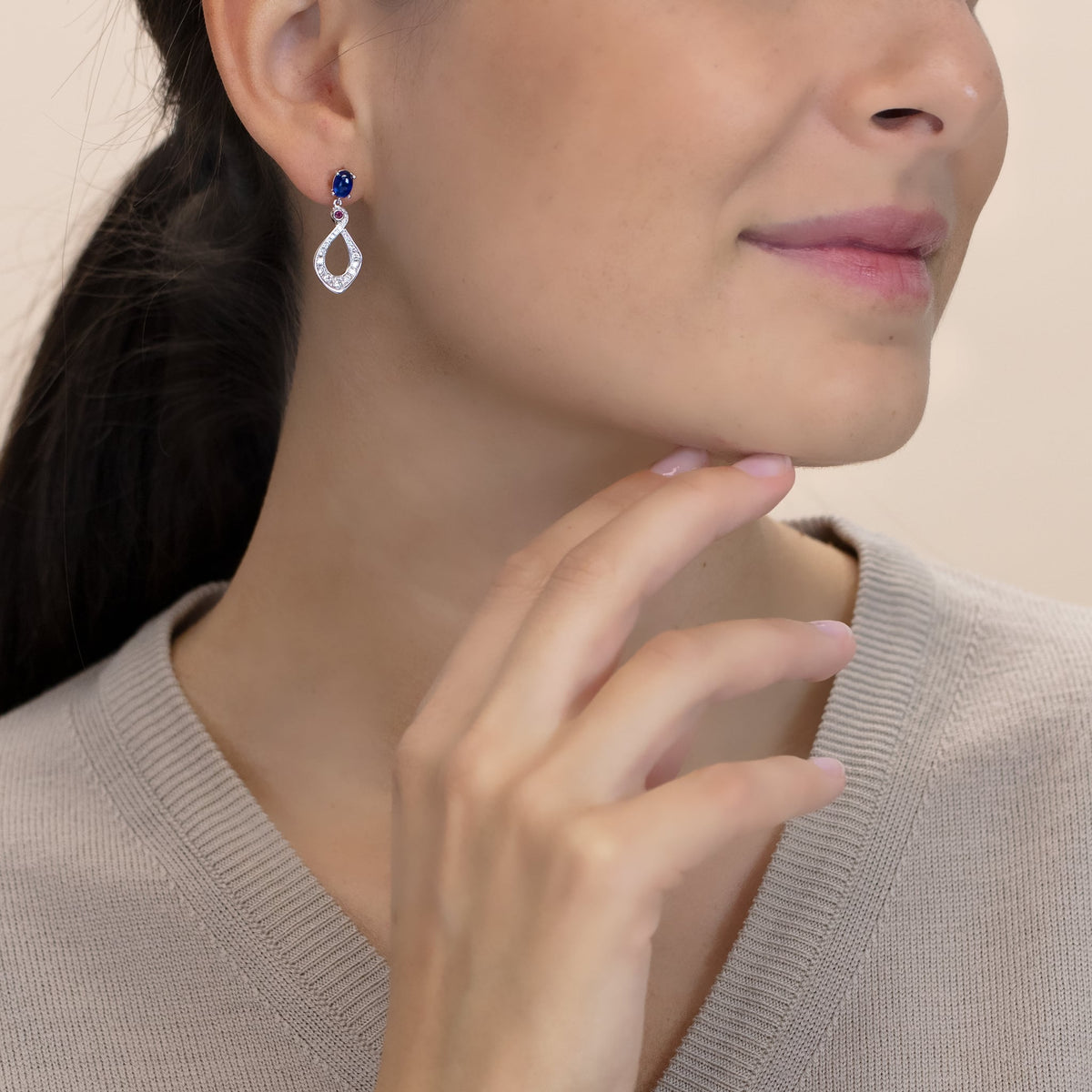Earstuds WG 750, SAF blue – 2011896