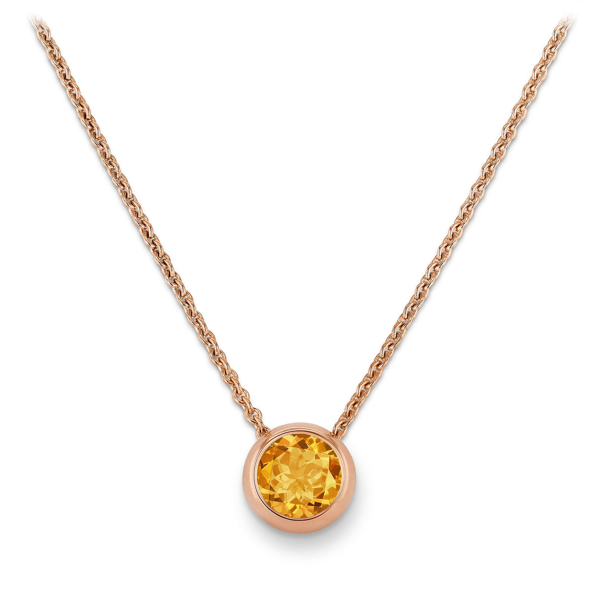 Necklace RG 750, Mand. garnet, 6 mm, 42 – 2011963