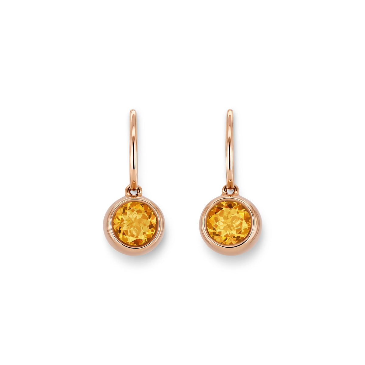 Drop earrings RG 750, Mand. garnet, 6 mm – 2012055