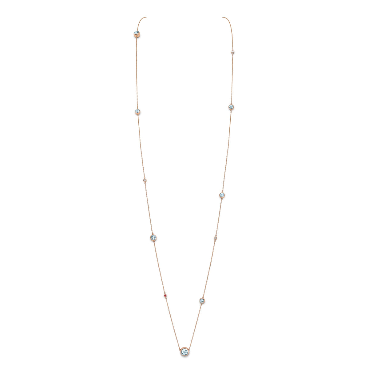 Necklace RG 750, AQU, 110 cm – 2012357