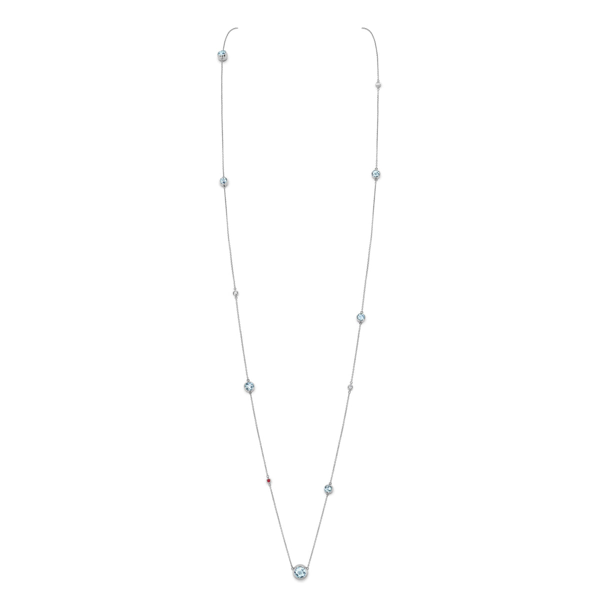 Necklace WG 750, AQU, 110 cm – 2012374