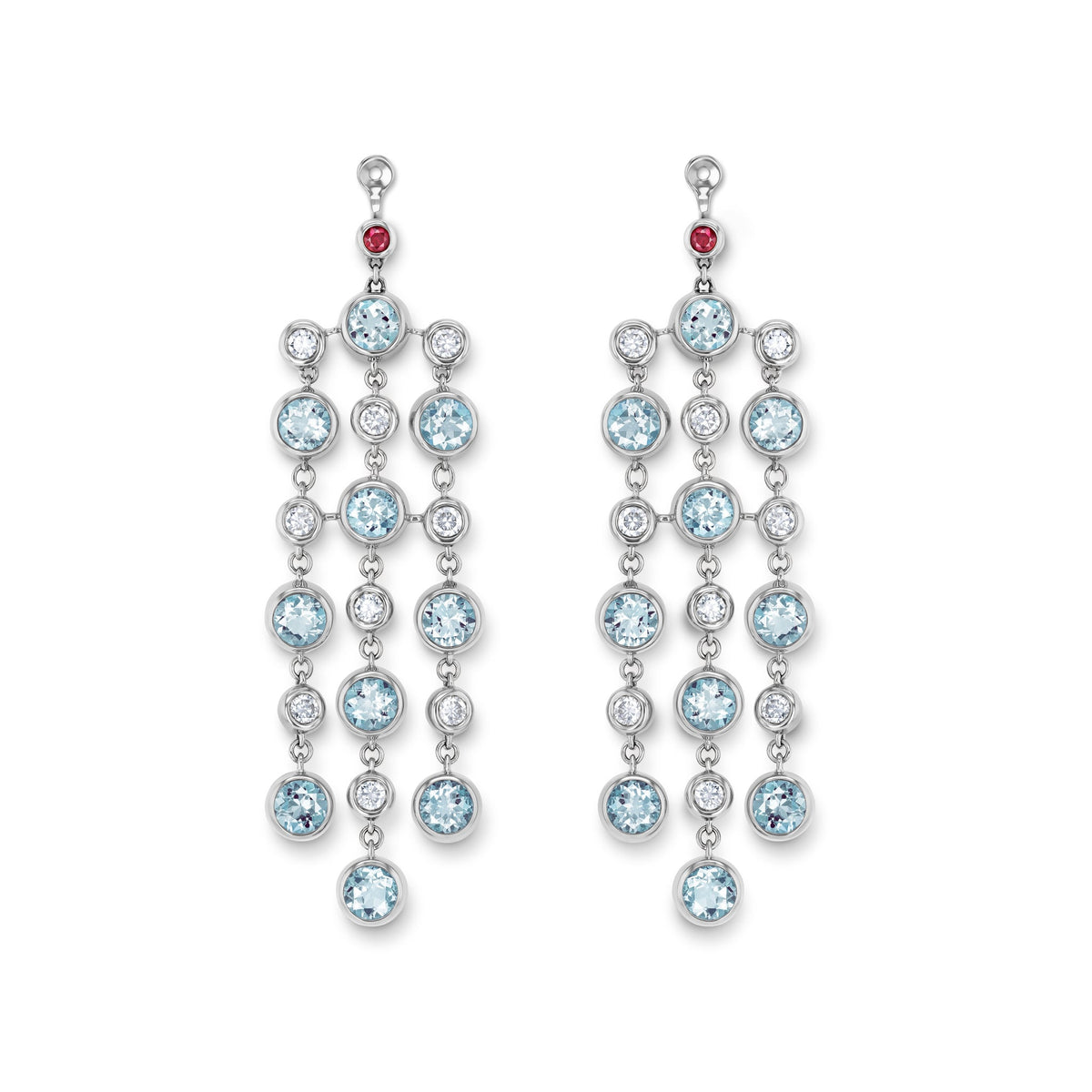 Drop earring-elements WG 750, AQU, 4.3 m – 2012443