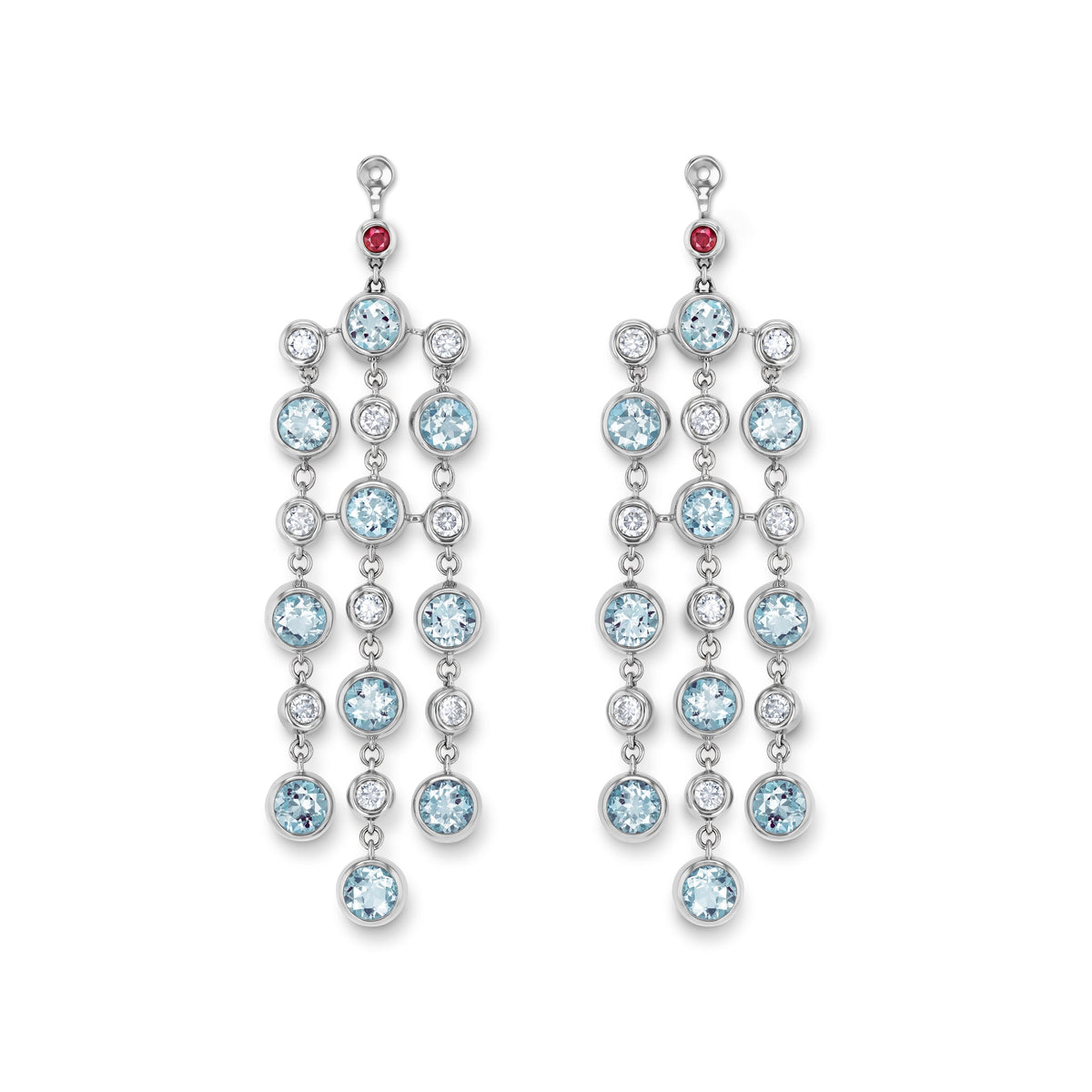 Drop earring-elements WG 750, AQU, 4.3 m – 2012443