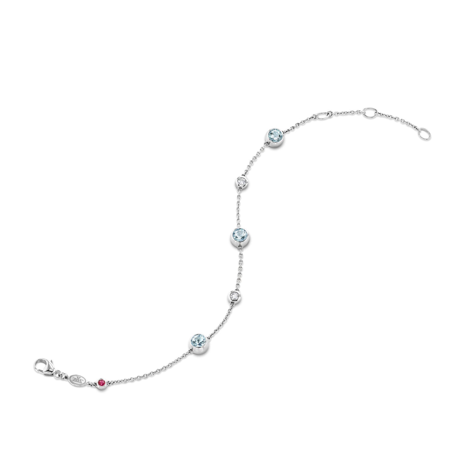 Bracelet WG 750, AQU, 4.3 mm, 18 cm – 2012337