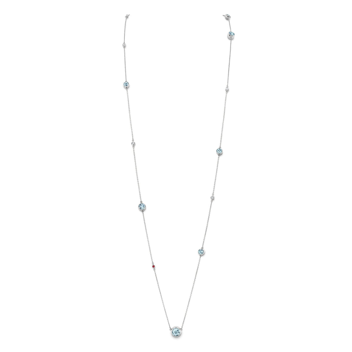 Necklace WG 750, AQU, 90 cm – 2012373