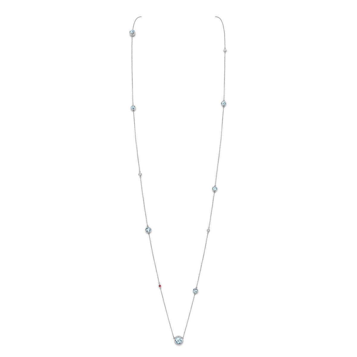 Necklace WG 750, AQU, 90 cm – 2012373