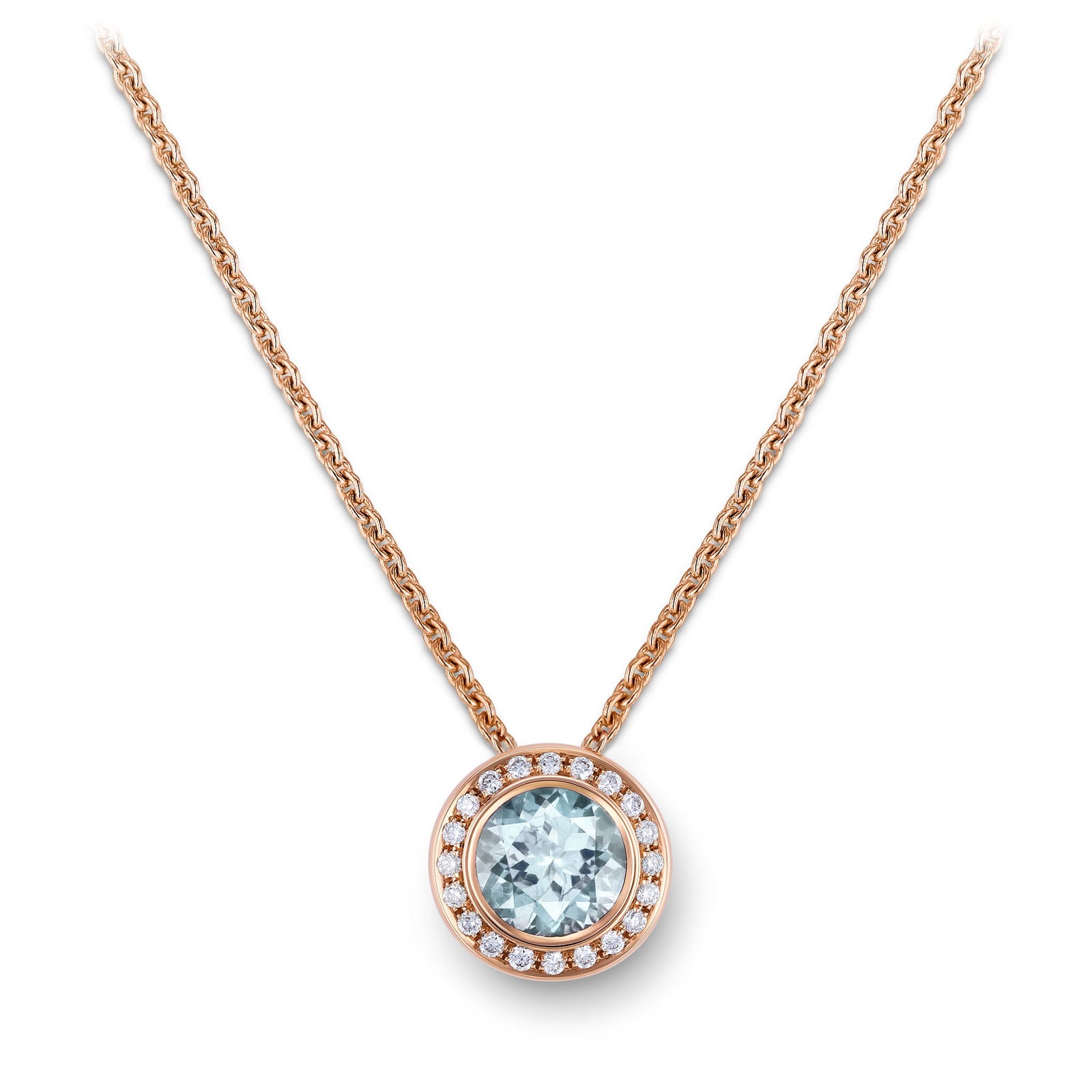 Necklace RG 750, AQU, 6 mm, 42 – 2012138