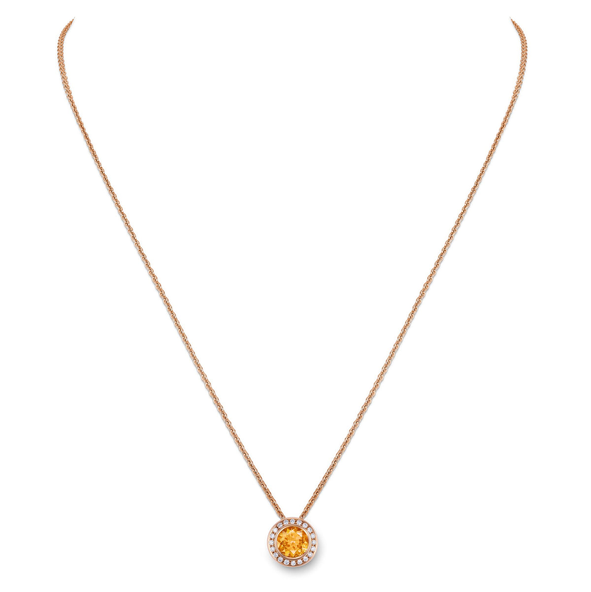 Necklace RG 750, Mand garnet, 6 mm, 42 – 2012142