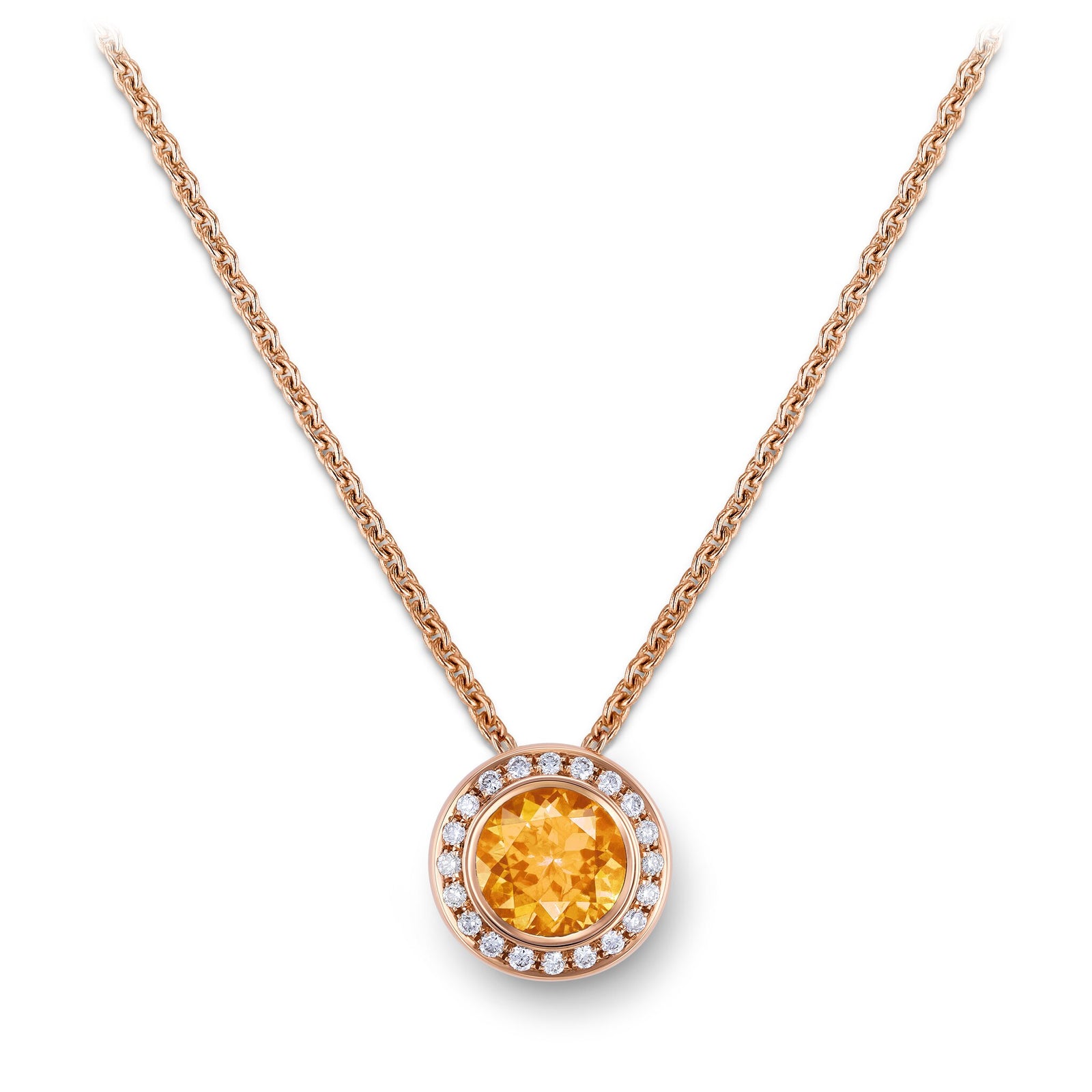 Necklace RG 750, Mand garnet, 6 mm, 42 – 2012142