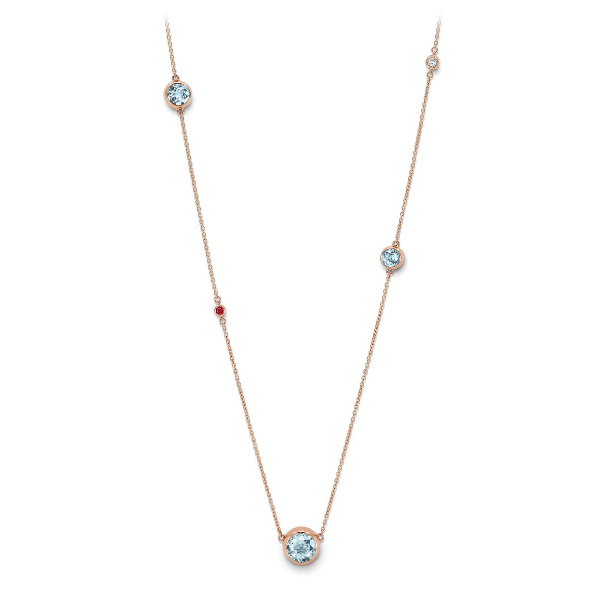 Necklace RG 750, AQU, 90 cm – 2012356