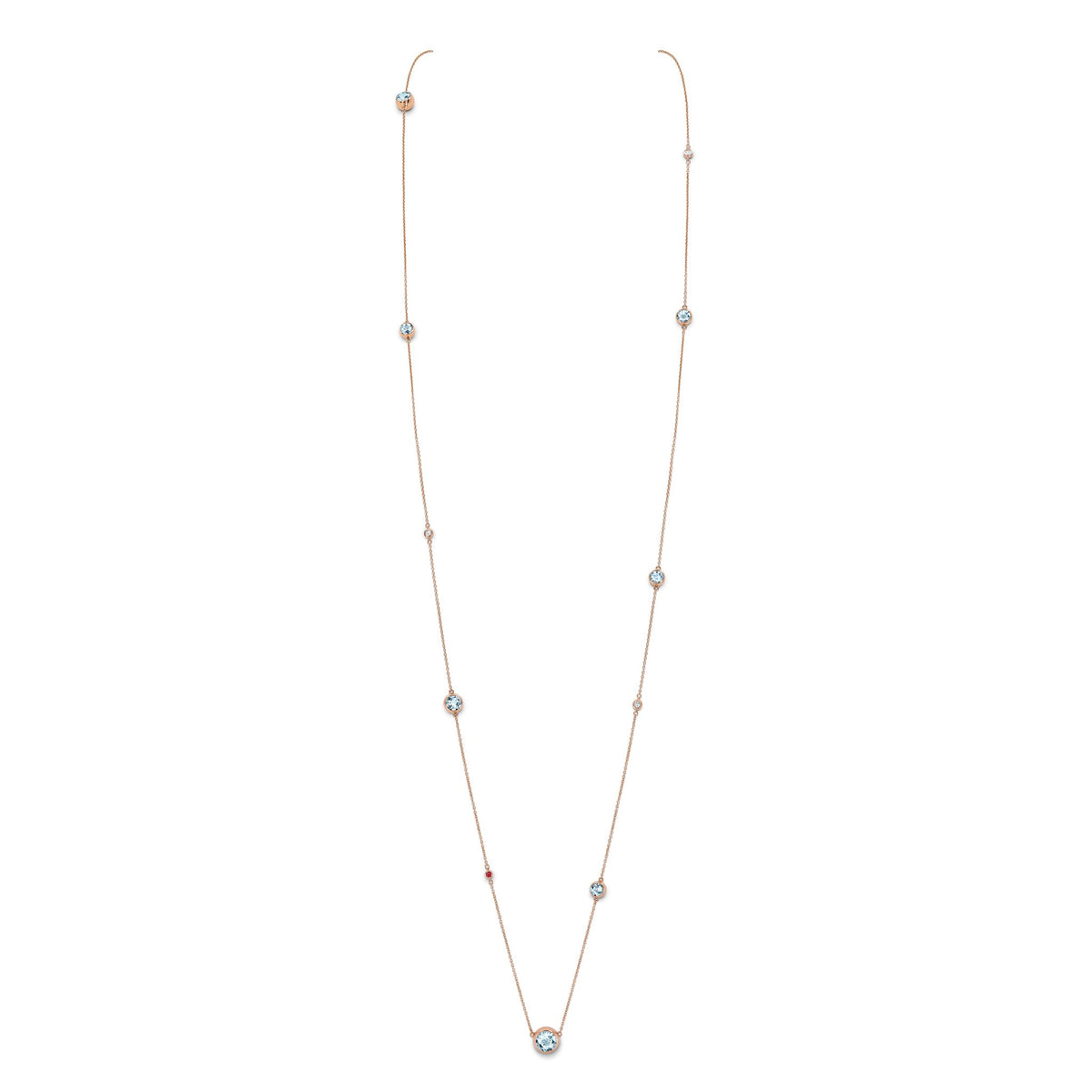 Necklace RG 750, AQU, 90 cm – 2012356