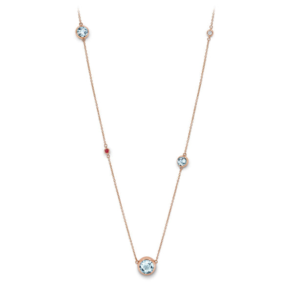 Necklace RG 750, AQU, 90 cm – 2012356