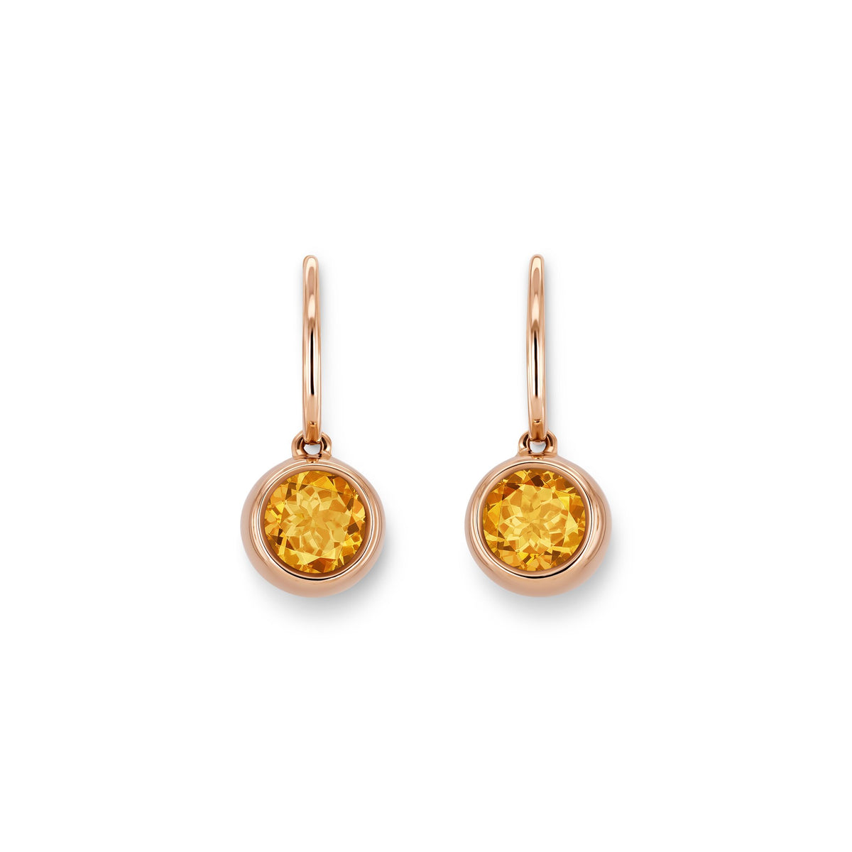 Drop earrings RG 750, Mand. garnet, 6 mm – 2012055