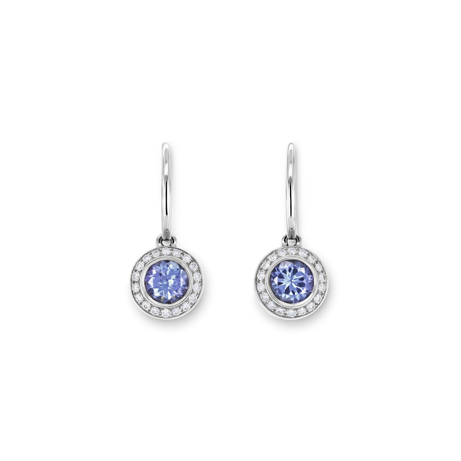 Drop earrings WG 750, TAN, 5 mm – 2012170