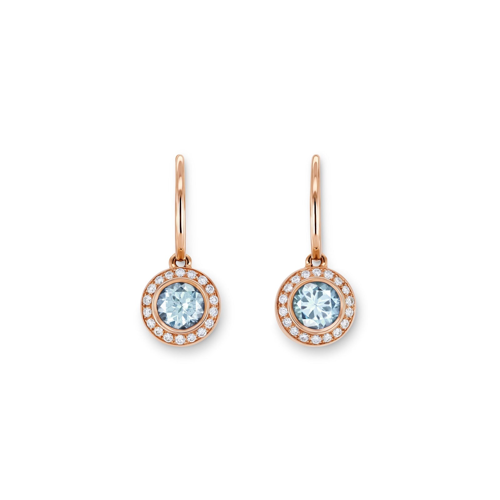 Drop earrings RG 750, AQU, 5 mm – 2012155