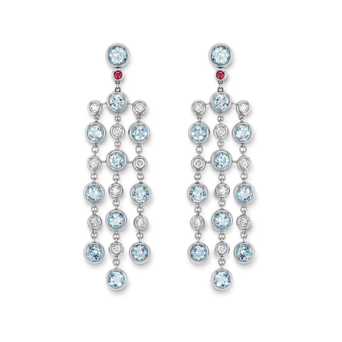 Drop earring-elements WG 750, AQU, 4.3 m – 2012443