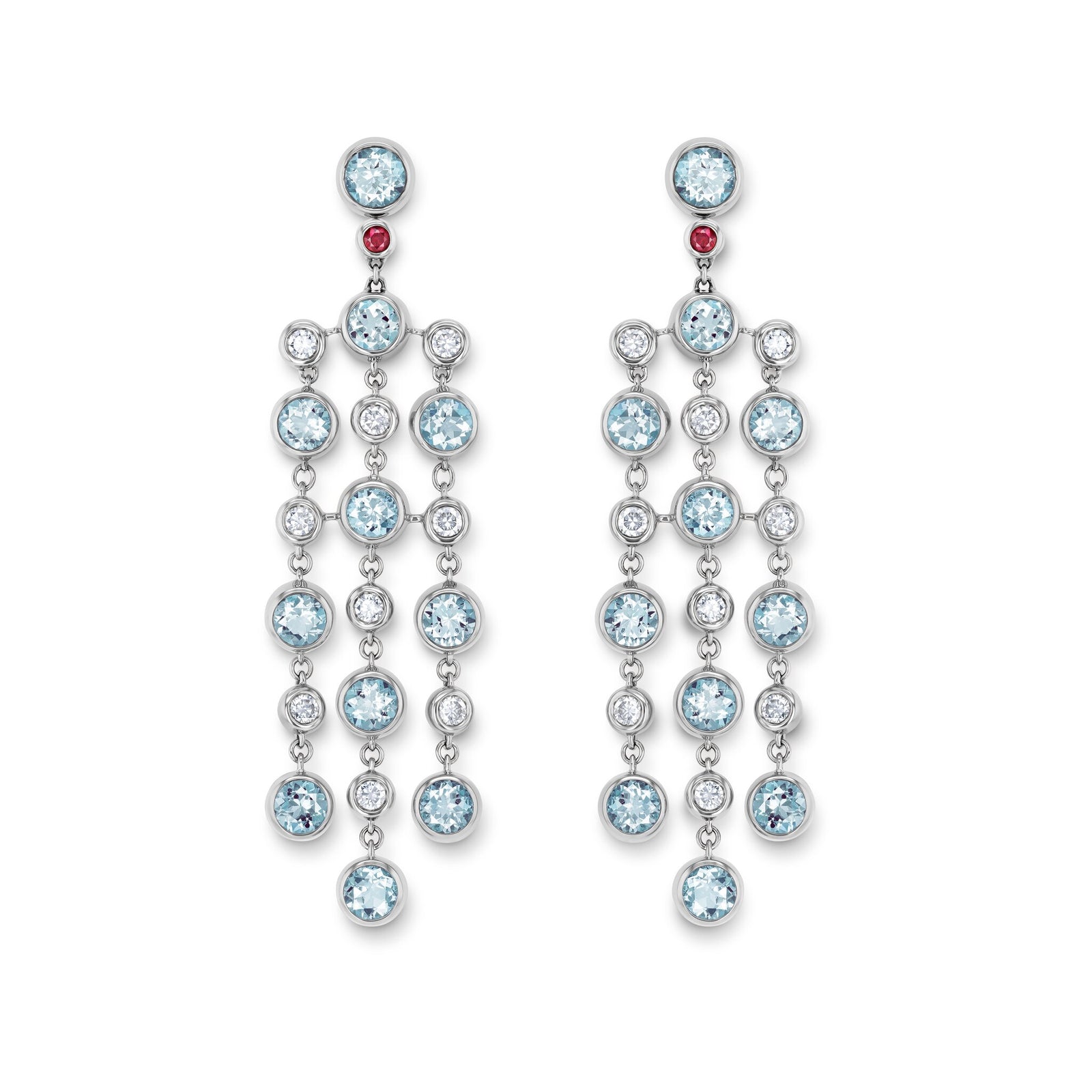 Drop earring-elements WG 750, AQU, 4.3 m – 2012443