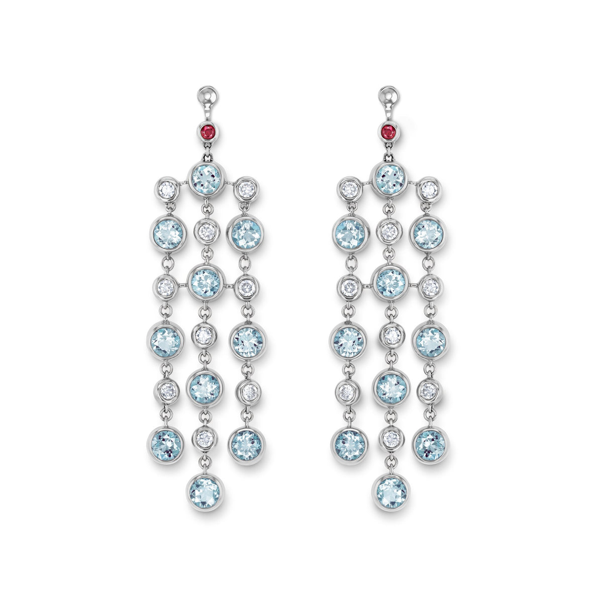 Drop earring-elements WG 750, AQU, 4.3 m – 2012443