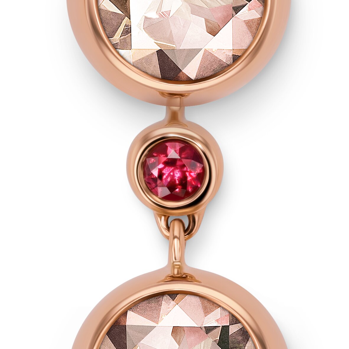 Drop earring-elements RG 750, MOR, 6 mm – 2012408