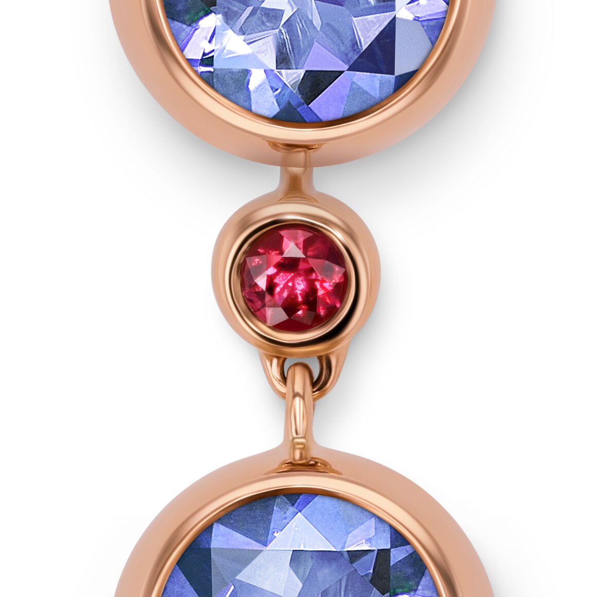 Drop earring-elements RG 750, TAN, 6 mm – 2012412