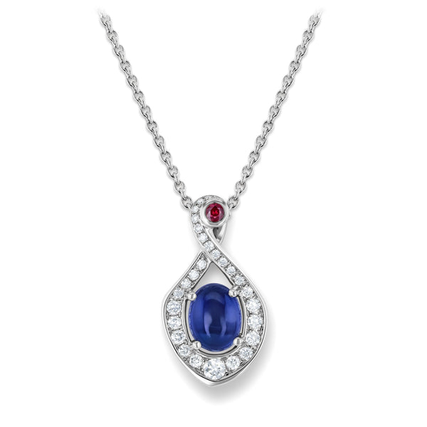 Necklace WG 750, SAF blue – 2011893
