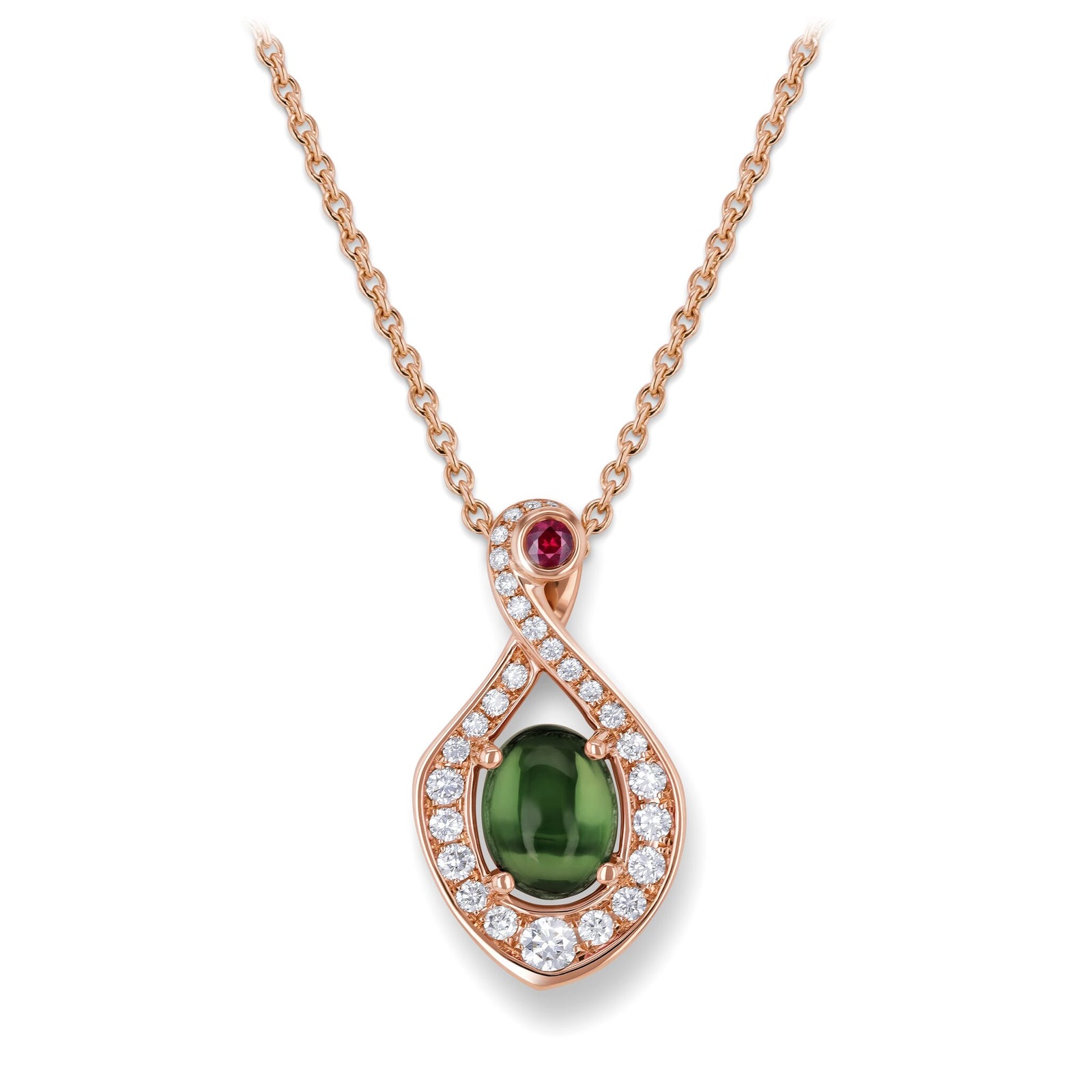 Necklace RG 750, TUR green – 2011892