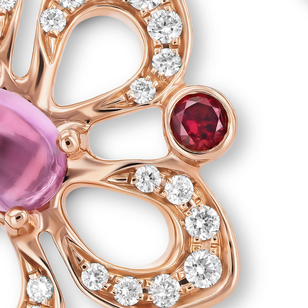 Earrings RG 750, SAF pink, M – 2012603