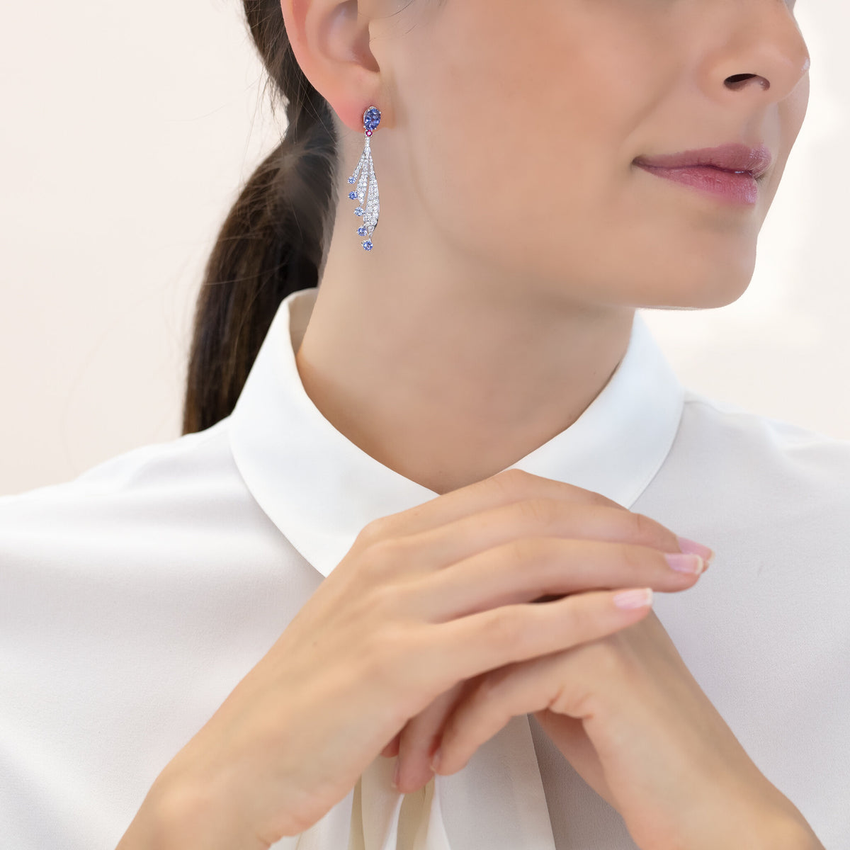 Drop earrings WG 750 – 2009325