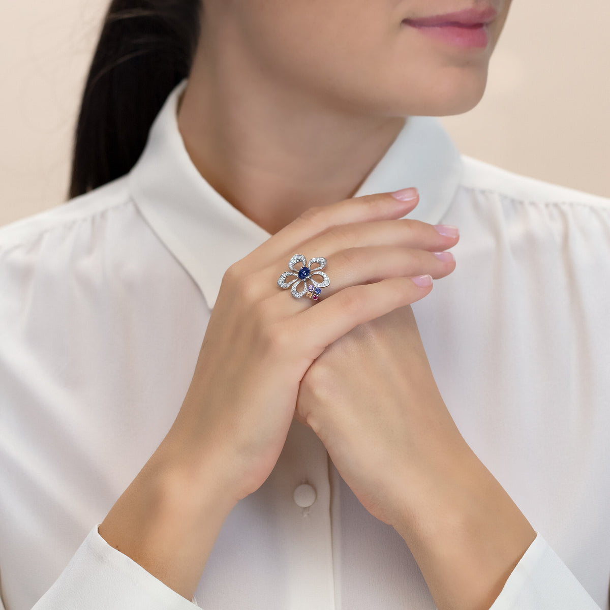 Ring WG 750, SAF blue, MULTI, 15 – 2011862