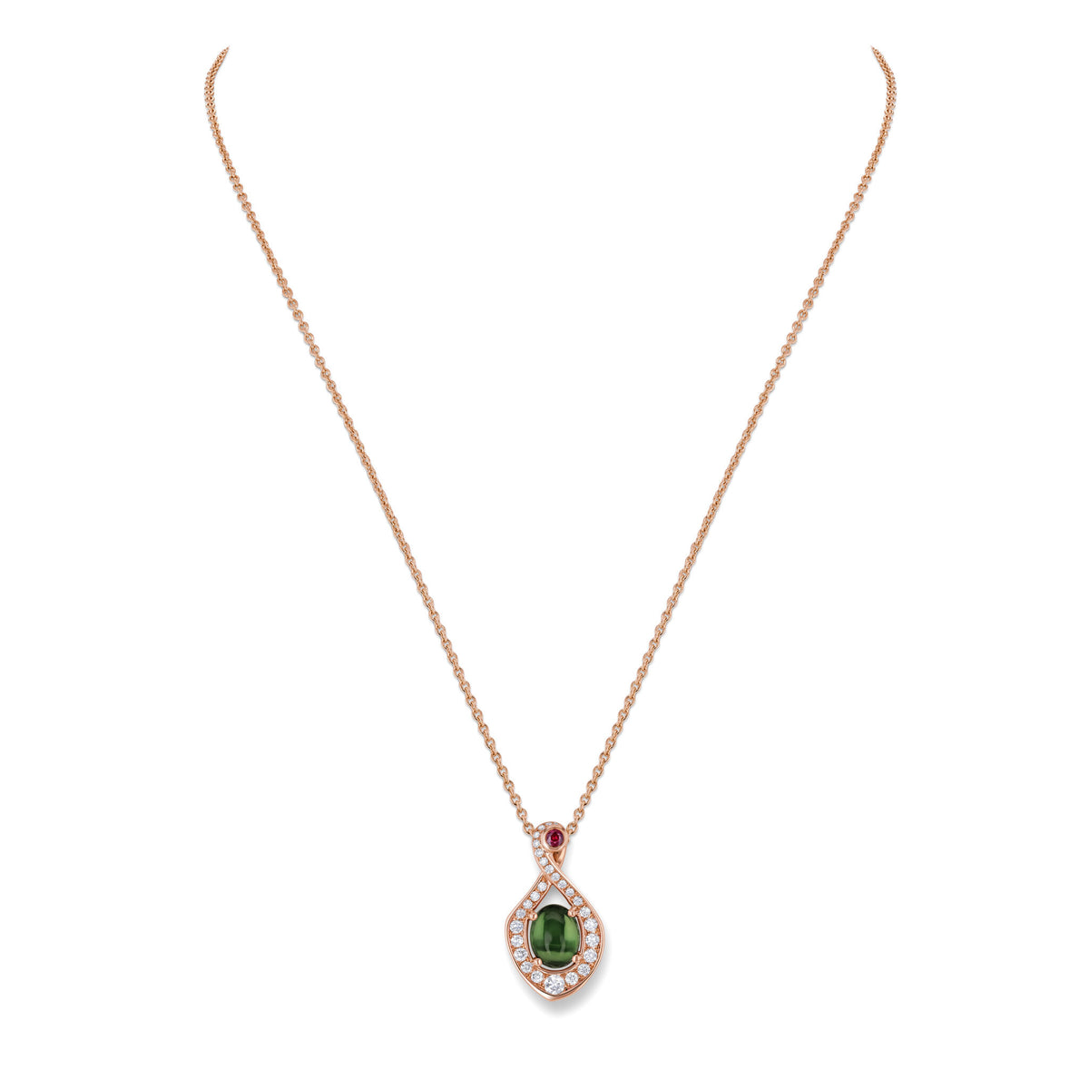 Necklace RG 750, TUR green – 2011892