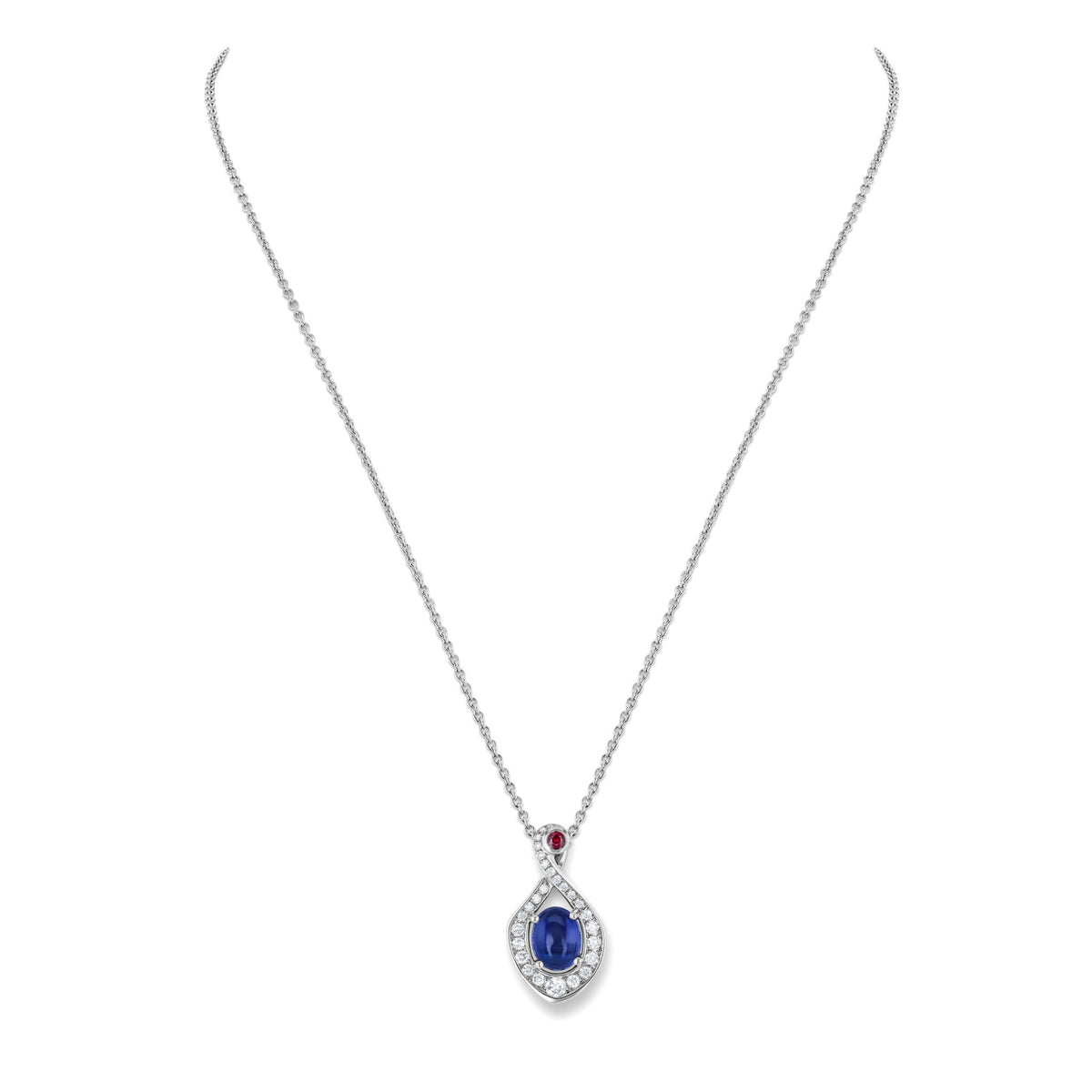 Necklace WG 750, SAF blue – 2011893