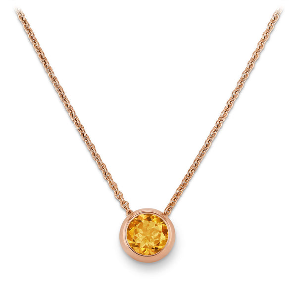 Necklace RG 750, Mand. garnet, 6 mm, 42 – 2011963