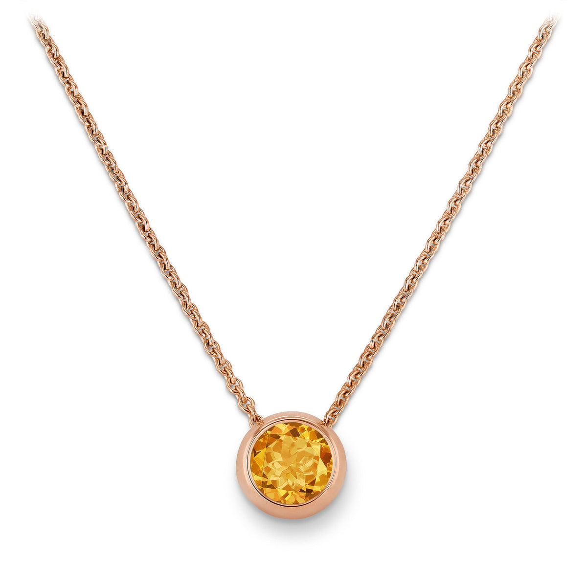 Necklace RG 750, Mand. garnet, 6 mm, 42 – 2011963