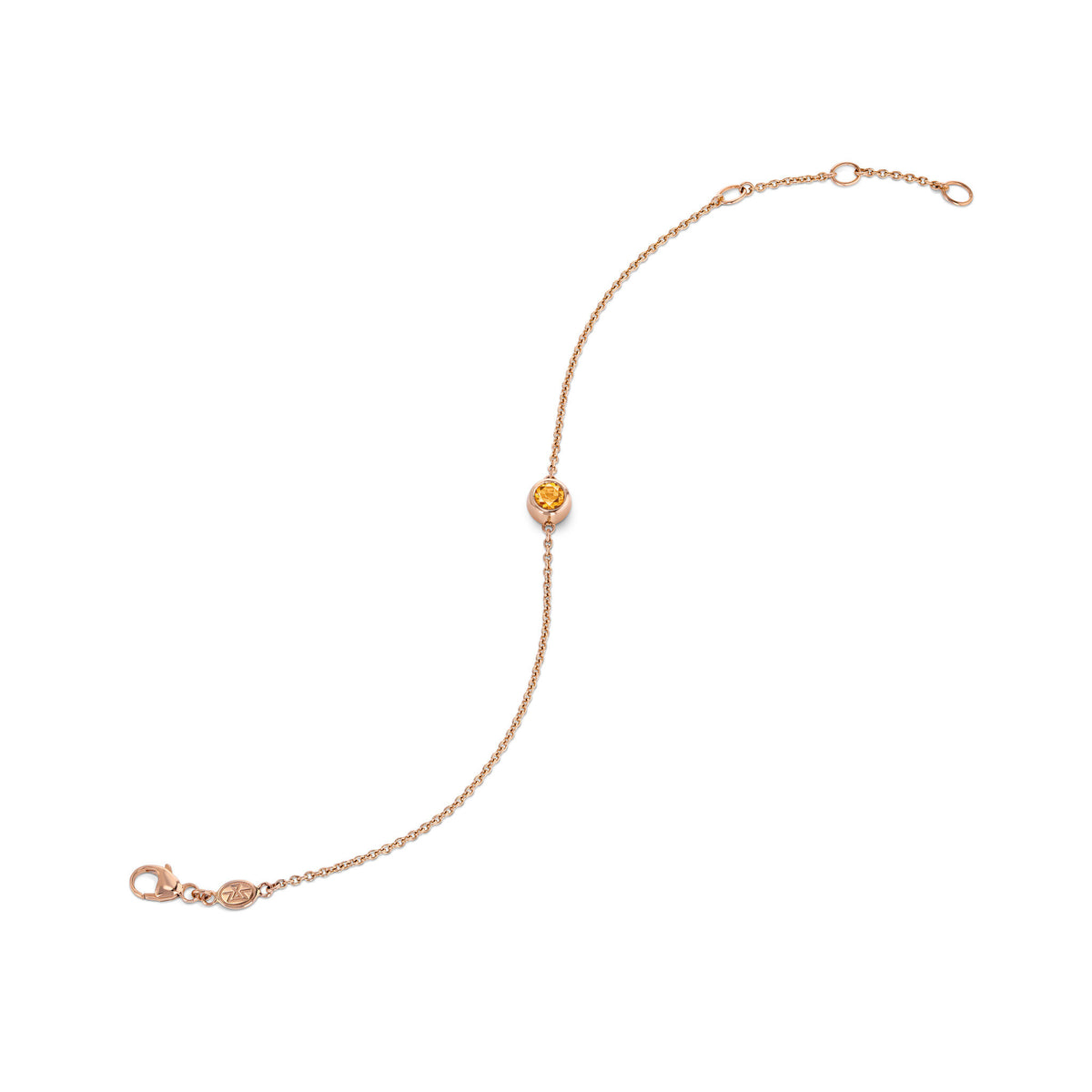 Bracelet RG 750, Mand. garnet, 4.3mm, 18 – 2012054
