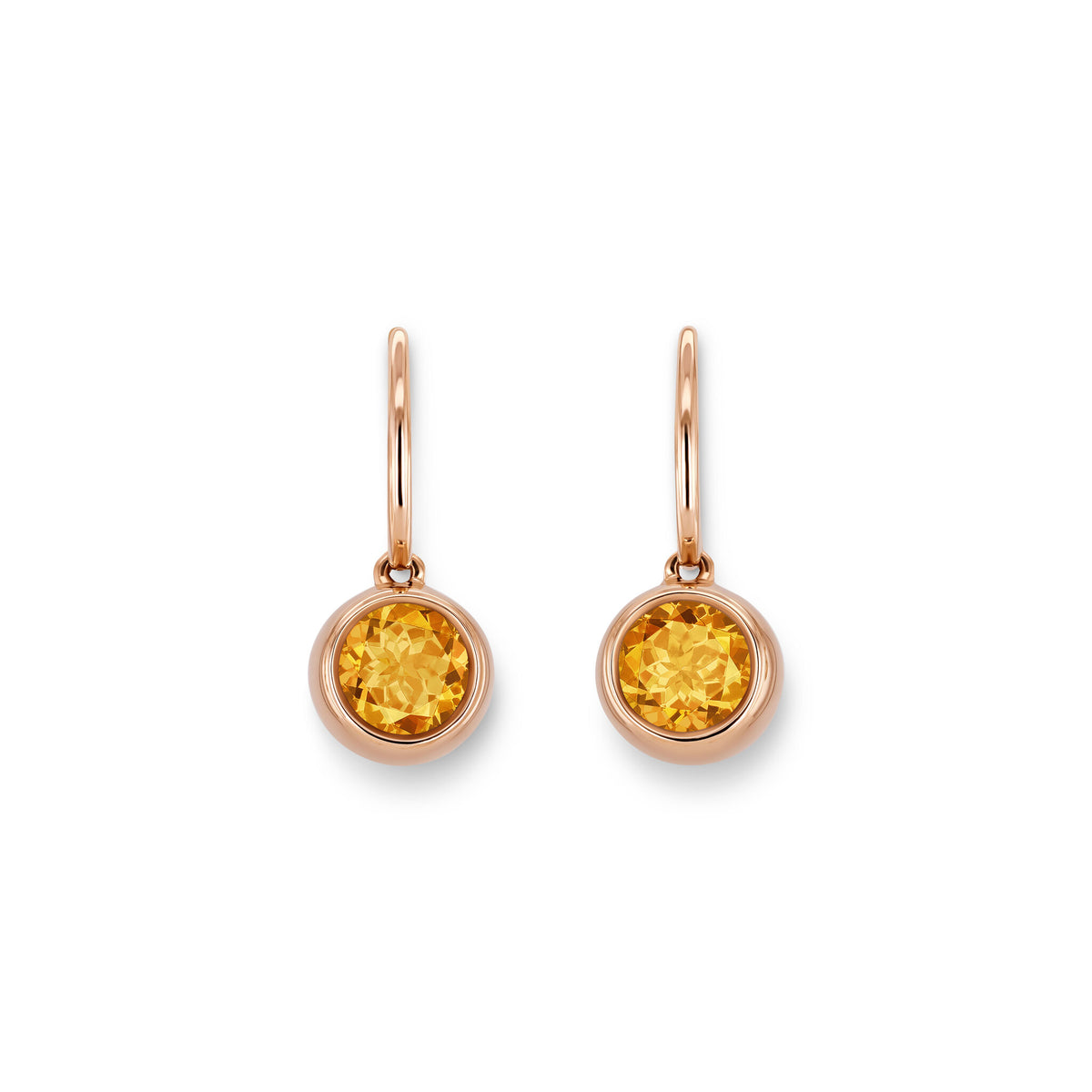 Drop earrings RG 750, Mand. garnet, 6 mm – 2012055