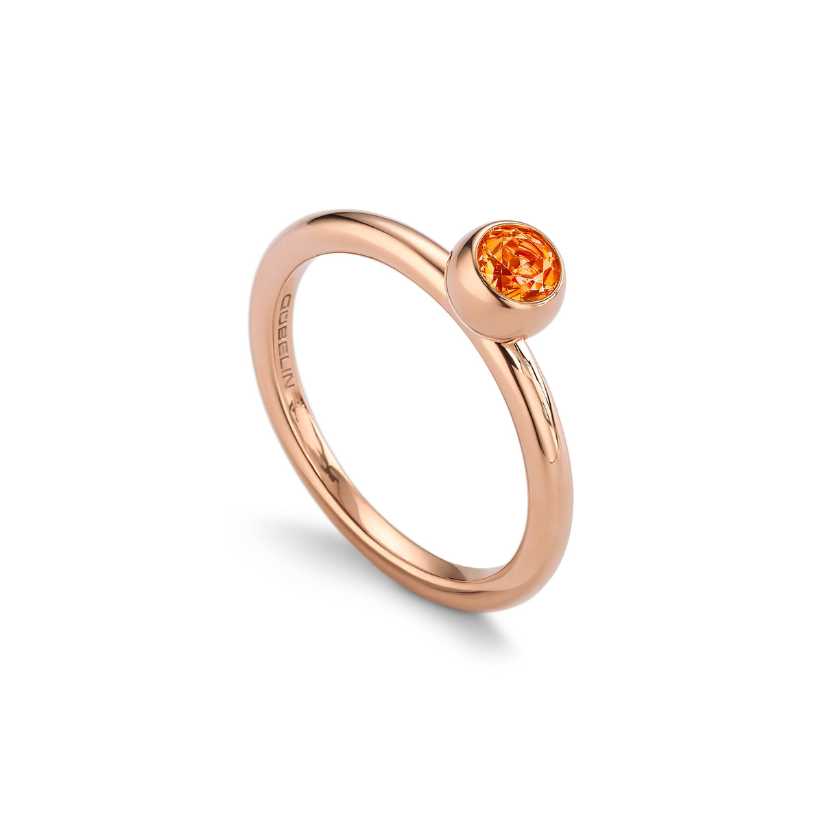 Ring RG 750, Mandarin garnet, 4.3 mm, 14 – 2012060