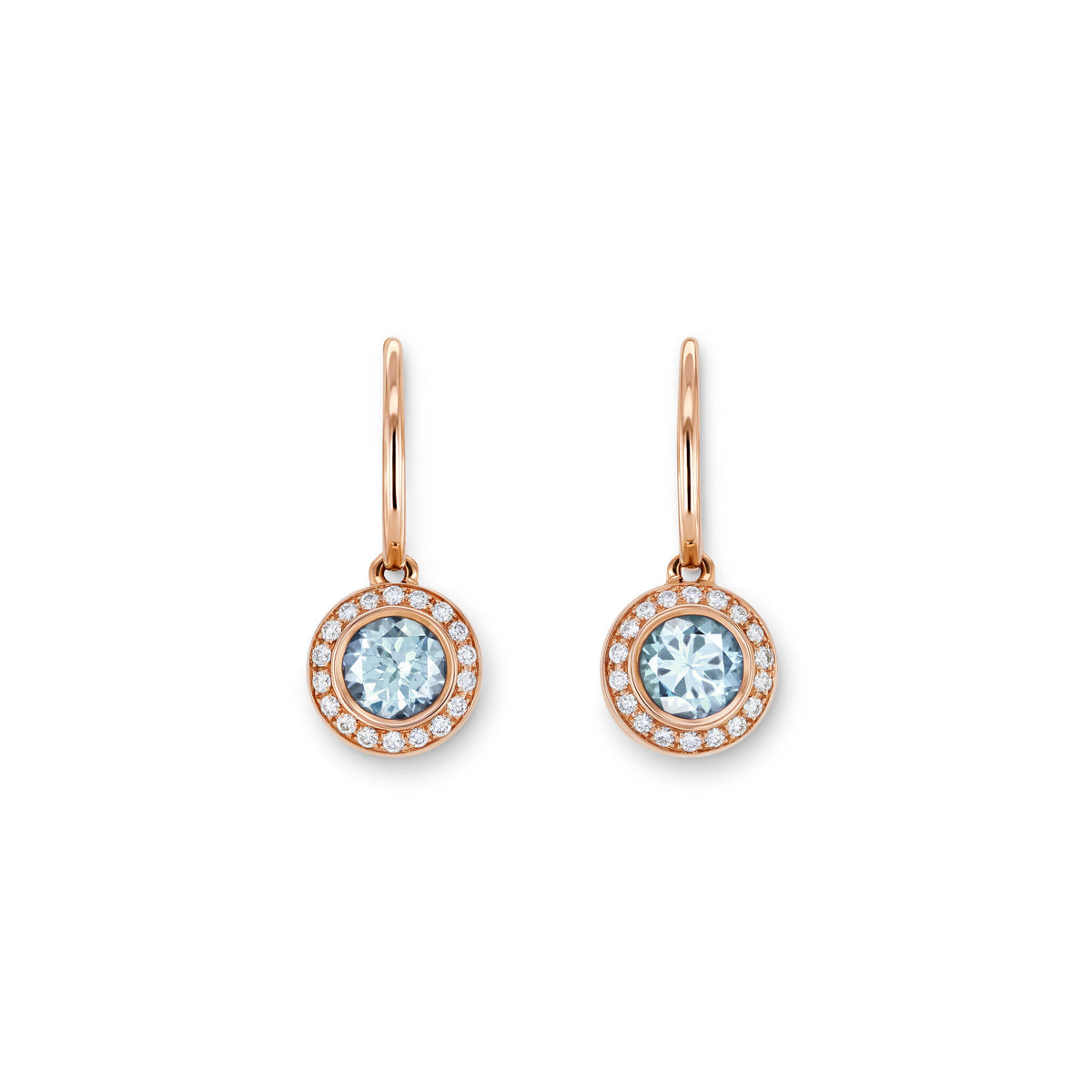 Drop earrings RG 750, AQU, 5 mm – 2012155