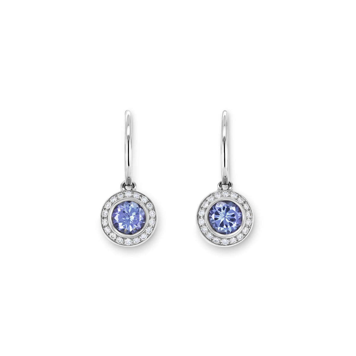 Drop earrings WG 750, TAN, 5 mm – 2012170