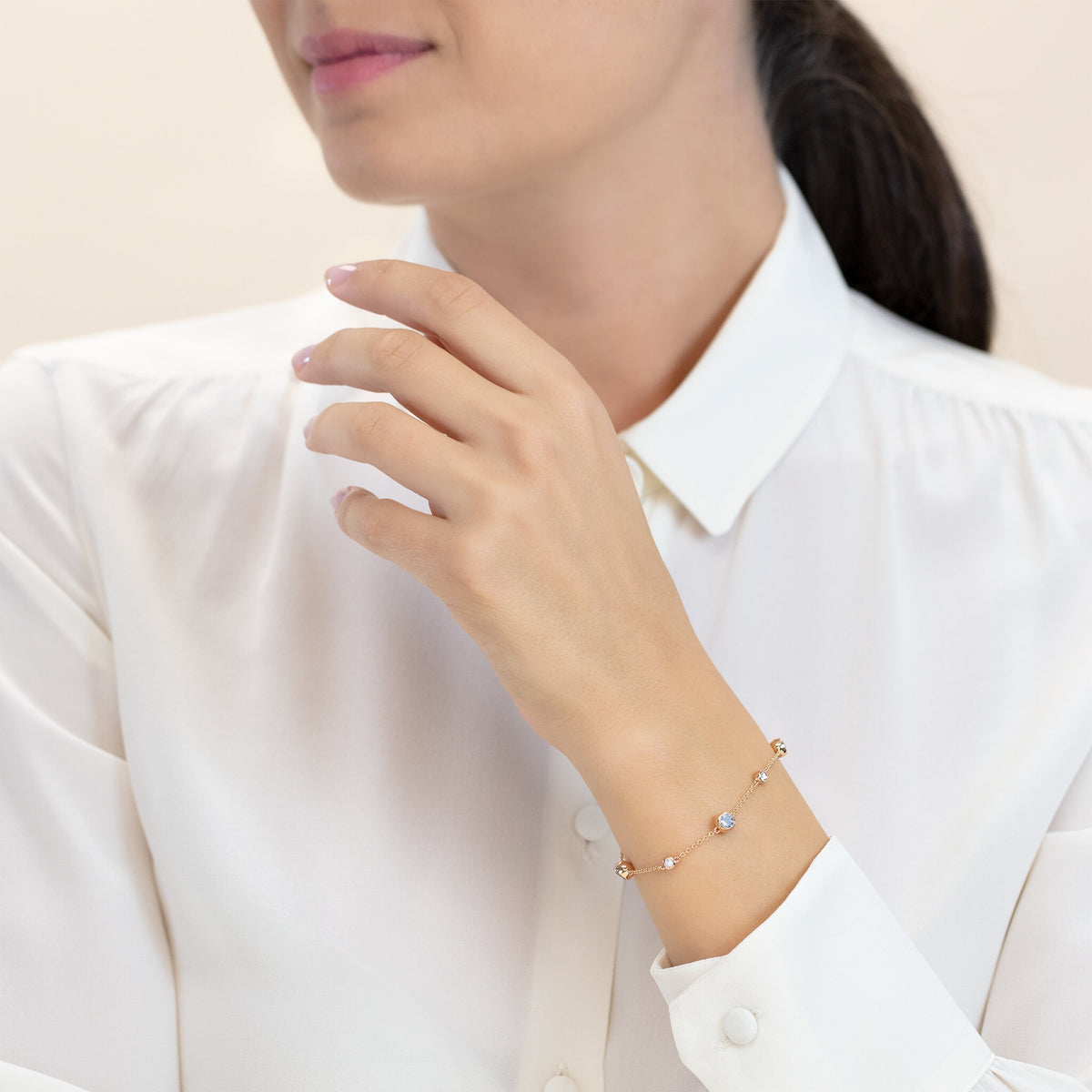 Bracelet RG 750, AQU, 4.3 mm, 18 cm – 2012344
