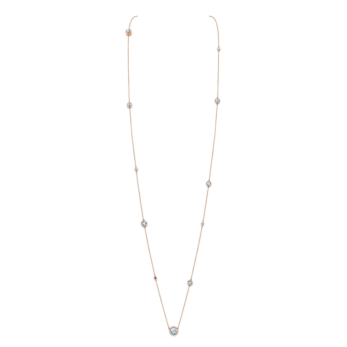 Necklace RG 750, AQU, 110 cm – 2012357