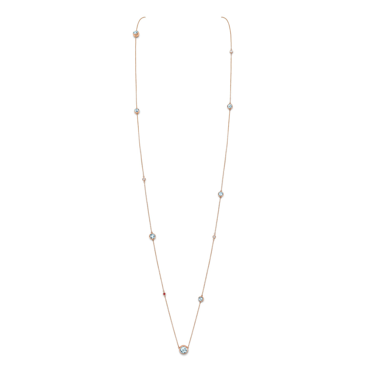 Necklace RG 750, AQU, 110 cm – 2012357