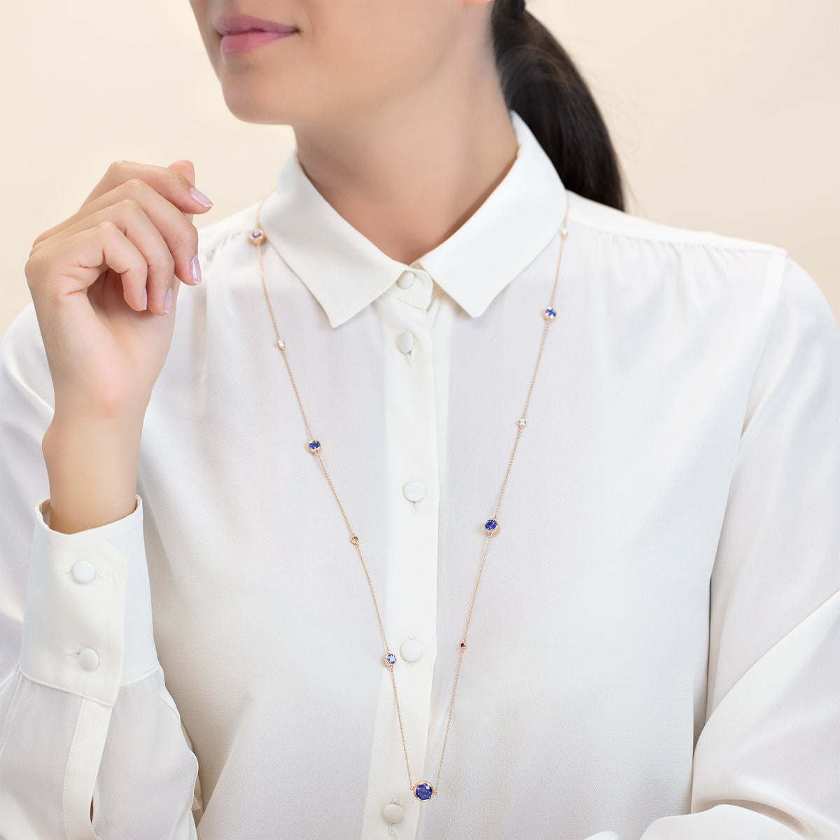 Necklace RG 750, TAN, 90 cm – 2012368