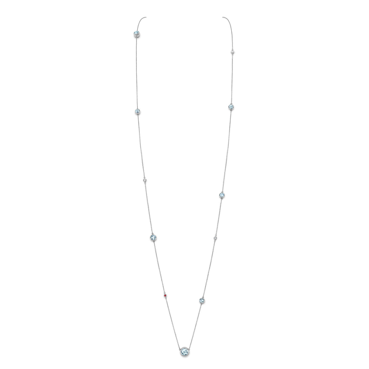 Necklace WG 750, AQU, 110 cm – 2012374