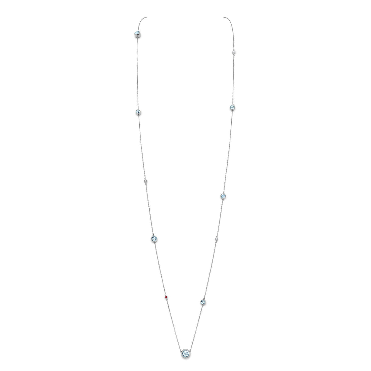 Necklace WG 750, AQU, 110 cm – 2012374