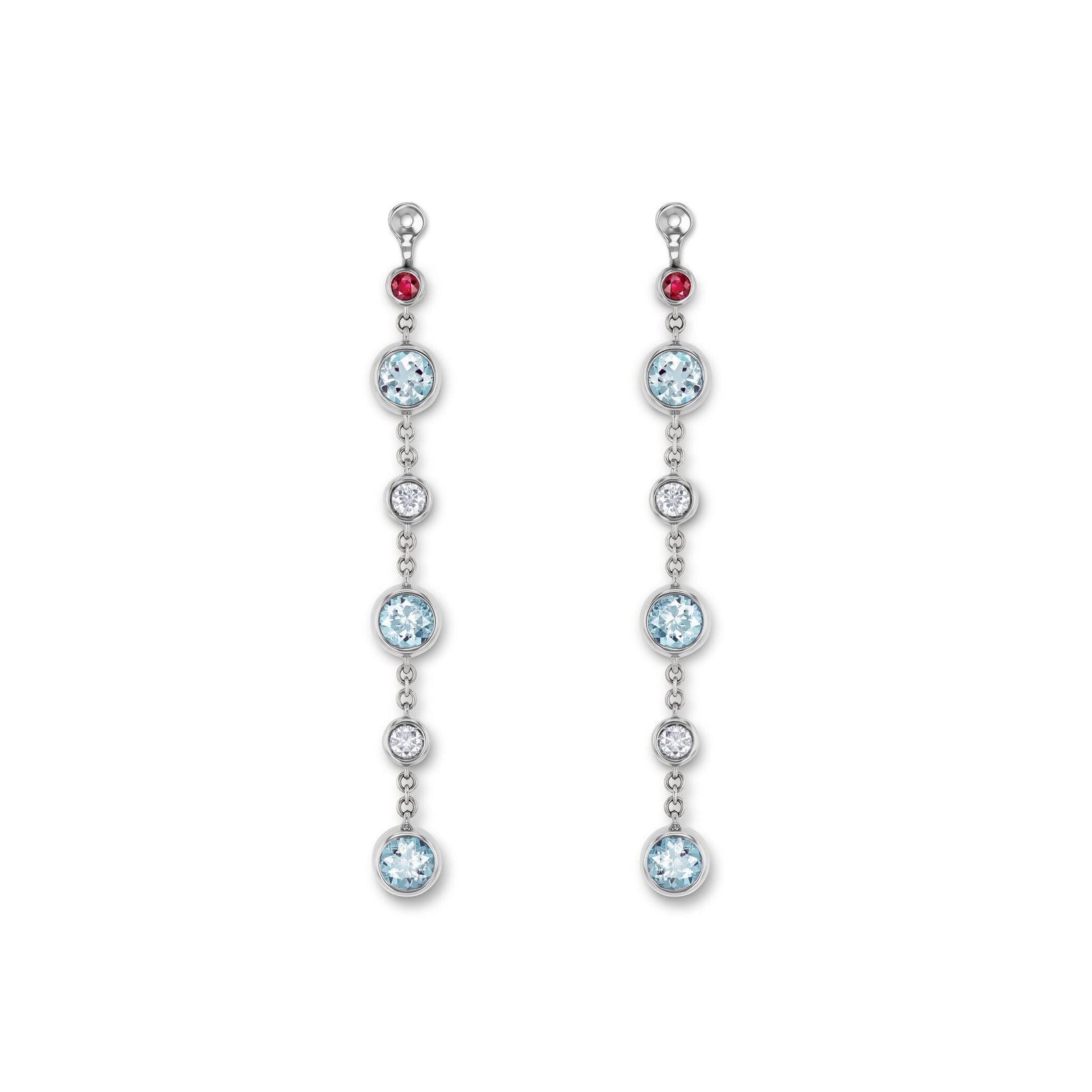 Drop earring-elements WG 750, AQU, 4.3 m – 2012427